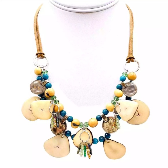 ‼️FINAL PRICE‼️ Silpada Polished Palms SS Tagua Nut Necklace (N3307) - Picture 5 of 12